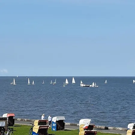 Mit Seesicht Grimmershoernbucht Daire Cuxhaven